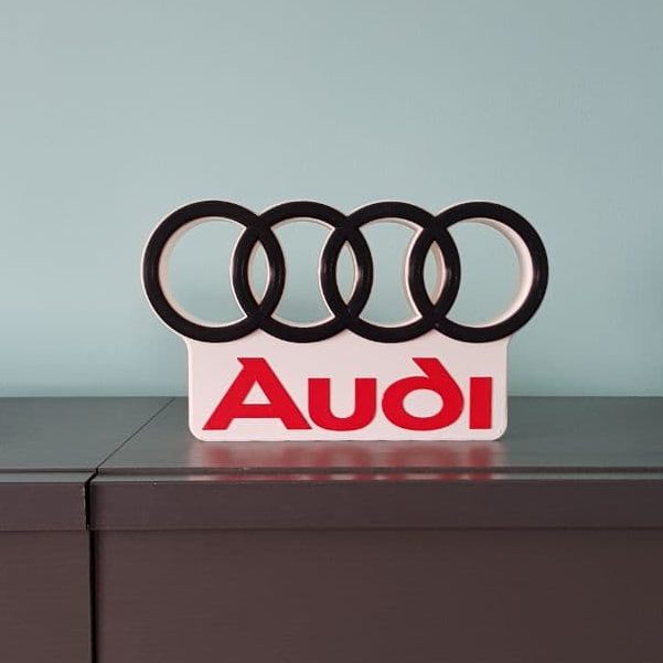 Lampara 3D de Audi