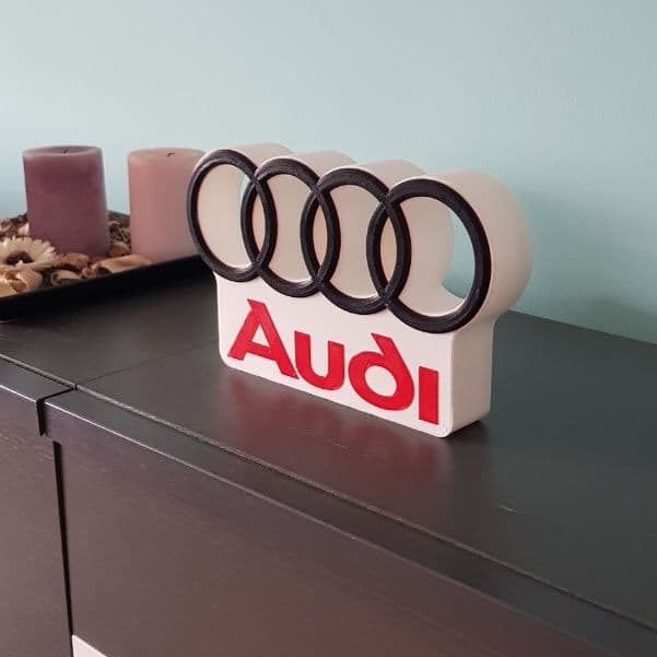 Lampara 3D de Audi